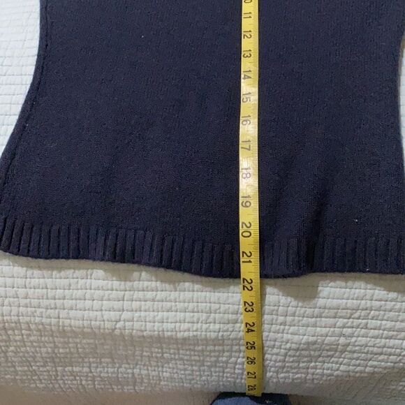 Top shop Smudge Navy Hooded Sweater - Picture 14 of 15